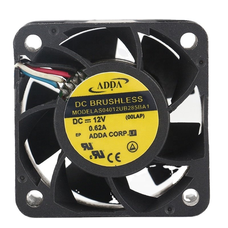 12V 24V DC 0.62A EC AC 40*40*28MM 4CM 4028 4-Wire High-Air Volume Mute AS04012UB285BA0 Cooling Blower Fan Roof Mount Coolers OEM